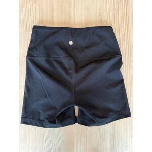 Yogalicious Lux High-Waisted Bike Shorts - Black - Size XS